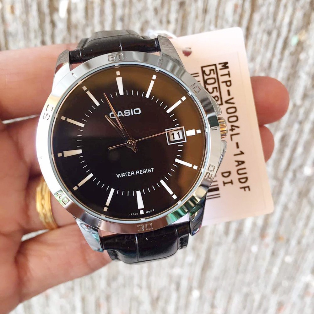 [HOT] Đồng hồ nam dây da Casio Standard MTP-V004L-1AUDF chính hãng Anh Khuê | BigBuy360 - bigbuy360.vn