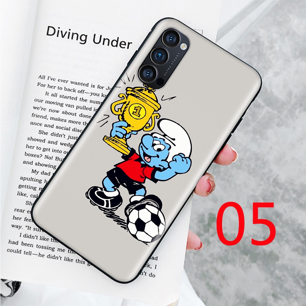 Ốp Điện Thoại Mềm Họa Tiết Hoạt Hình Smurfs WI-137 Cho iPhone 5S 5 7 6S 8 11 XR 6 Plus Pro Max SE