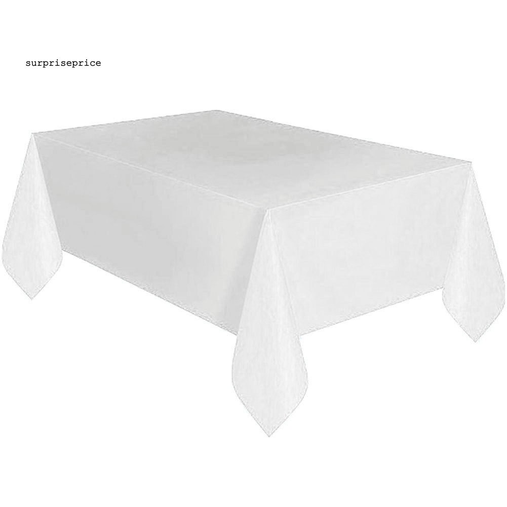 Khăn Trải Bàn Màu Trơn Bằng Vải Satin Chống Trơn Dùng Cho Trang Trí Tiệc Cưới