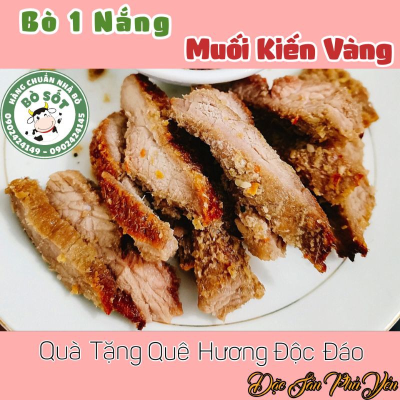Bò 1 nắng muối kiến 🚀FREESHIP🚀 Loại Ngon Nguyên Chất 500gram Đặc Sản PHÚ YÊN, Bò Tươi Nguyên Chất Nhà Làm, Quà Biếu Tết | BigBuy360 - bigbuy360.vn