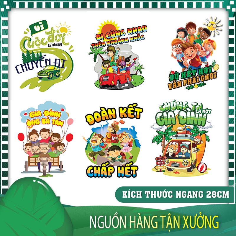 Hình ủi, ép áo thun team building V3