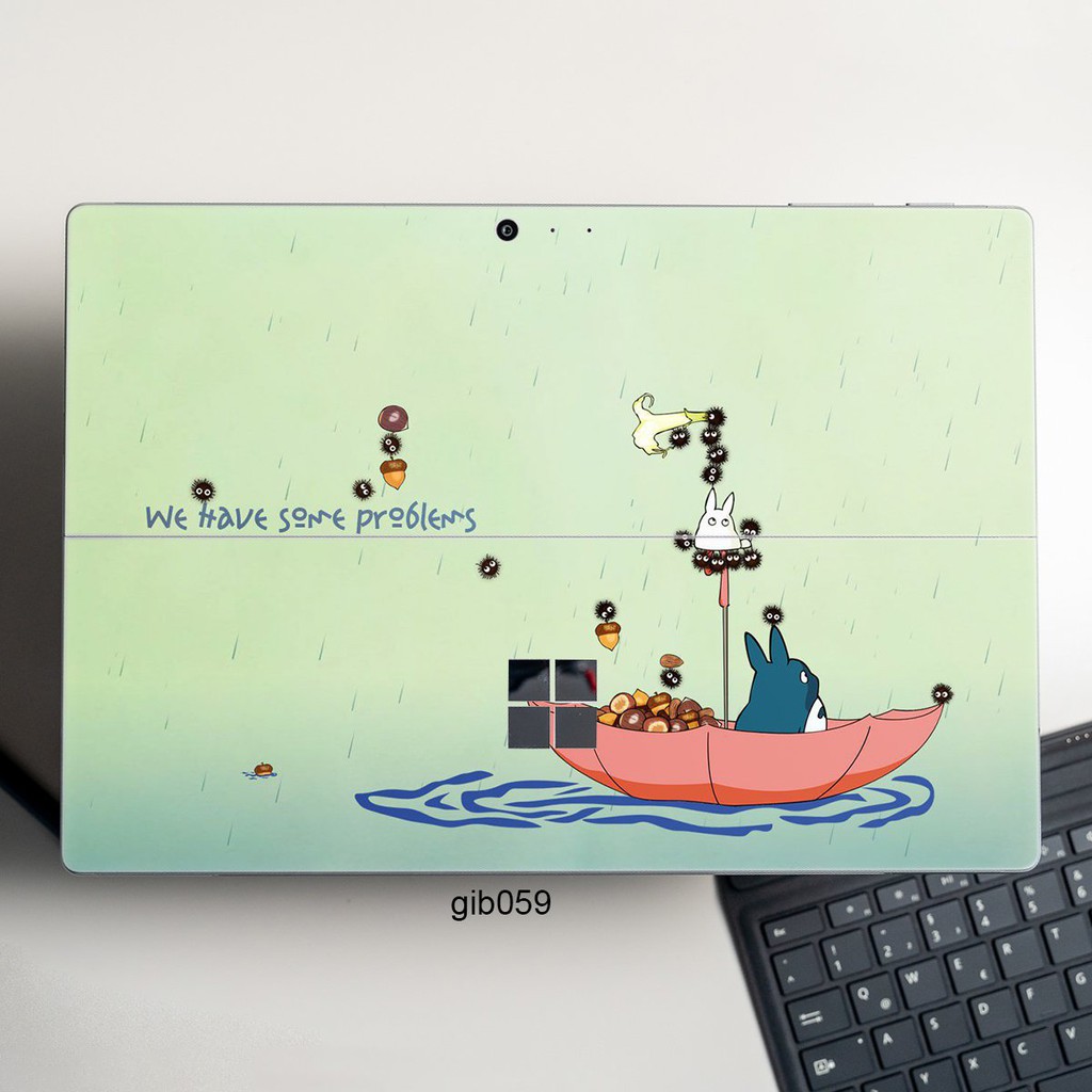 Skin dán hình Ghibli x09 cho Surface 3 2015; Go, Go 2, Go 3; Pro 2 3 4 5 6 7 8 9 X