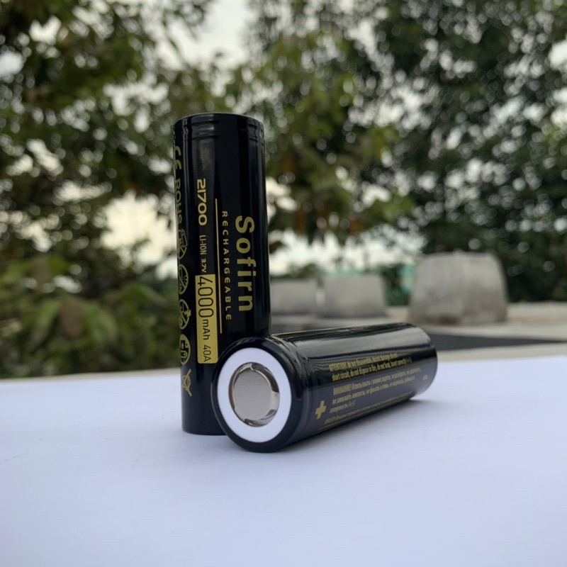 Pin sạc Li-ion 3.7V 21700 Sofirn 40A 4000mAh Pin Sofirn 21700 5000mAh Chính Hãng