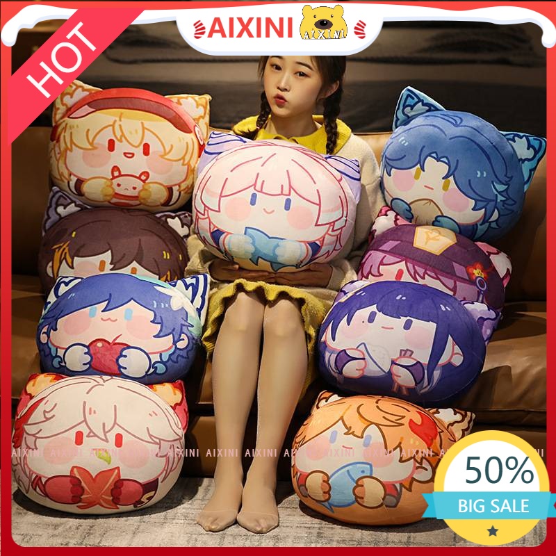 Chuyển phát nhanhGối nhồi bông dễ thương họa tiết Sam Genshin Impact Anime⚡