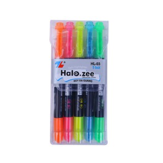 [sỉ ib] Combo 5 bút nhớ dạ quang thiên long HL03 TL
