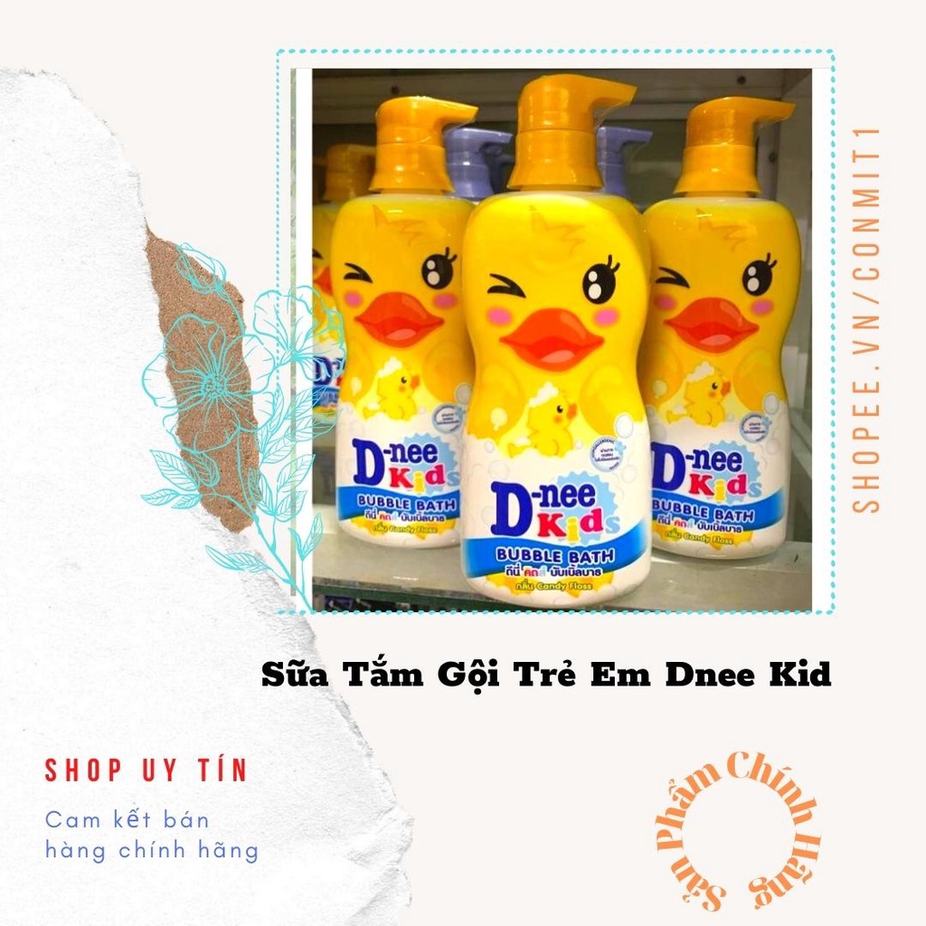 SỮA TẮM GỘI DNEE KID HÌNH THÚ 400ML 💥Thái Lan💥 DNEE KID SỮA TẮM GỘI CHO BÉ CƯNG