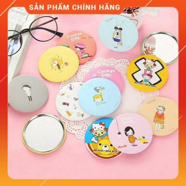 Combo 3 Gương mini bỏ túi tiện dụng (nhiều màu)