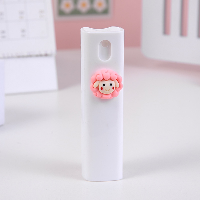 Bình Xịt Mini Hình Vuông Trong Suốt Họa Tiết Hoạt Hình 3D Dễ Thương