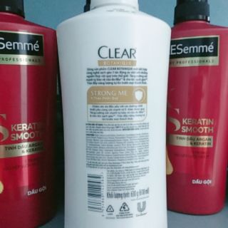 (Hàng mới)Dầu  gội Clear thảo  dược  650g
