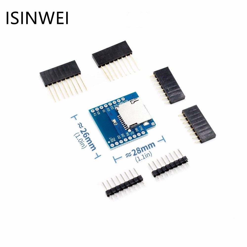 Micro SD Card Shield For WeMos D1 Mini TF WiFi ESP8266 Compatible SD Wireless Module For Arduino