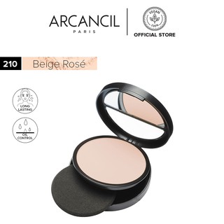 Phấn phủ dạng nén Arcancil Poudre Compacte Cover Match Matifying Compact Powder - High Coverage, Long Lasting 9gr