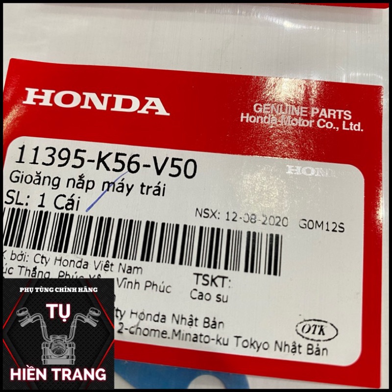 RON NẮP MÁY TRÁI/ RON MÂM LỬA ZIN WINNER X CHÍNH HÃNG HONDA