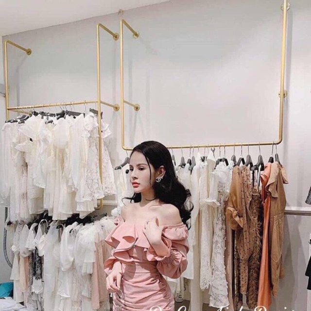 Váy bẹt vai shopeelive 1110k