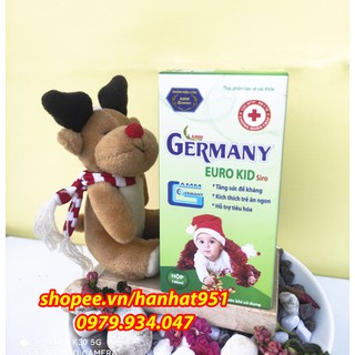 Siro Ăn Ngon GERMANY EURO KID bổ sung lysine giúp tăng sức đề kháng hỗ trợ tiêu hoá - Chai 100ml