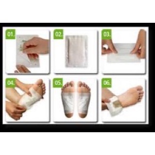 Dán thải độc chân Kinoki Nhật Bản(hộp 10 miếng dán)