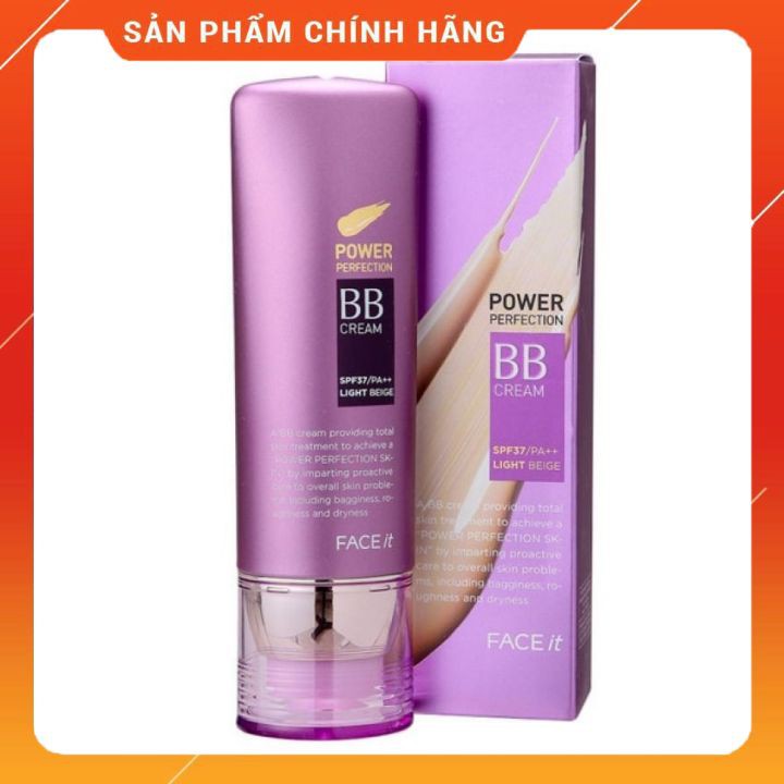 Kem nền đa năng The Face Shop BB Cream Face it Power Perfection BB tím TFS