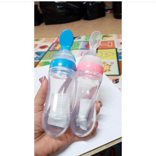 Bình sữa silicon 2 in 1 babylove - nhập khẩu anh quốc