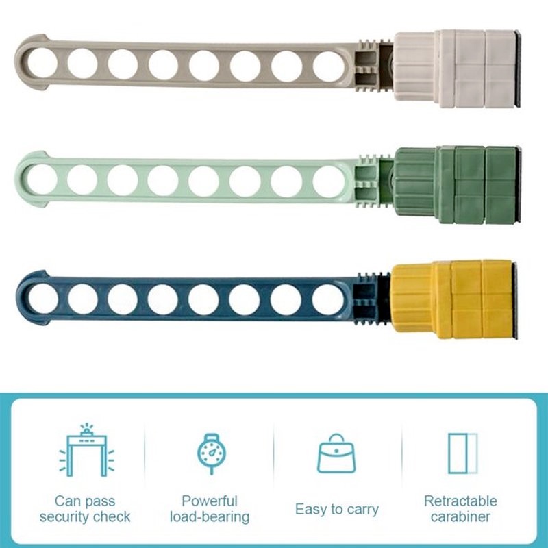 1 Móc Phơi Đồ 8 Lỗ Có Thể Thu Gọn Tiết Kiệm Không Gian Thân Thiện Với Môi Trường