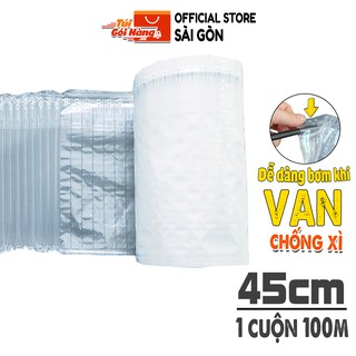 Cột Hơi Chèn Hàng TUIGOIHANG Kích Thước 45cm Dạng Cuộn Dài 100m Chuyên Dụng Cho Đóng Gói Hàng Dễ Vỡ