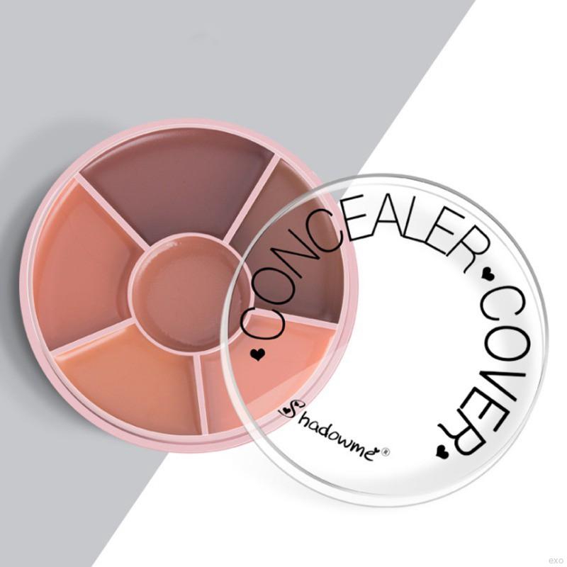 Bảng che khuyết điểm 6 màu hoàn hảo chống thấm nước độc đáo