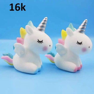 ngựa unicorn nhỏ trang trí bánh kem