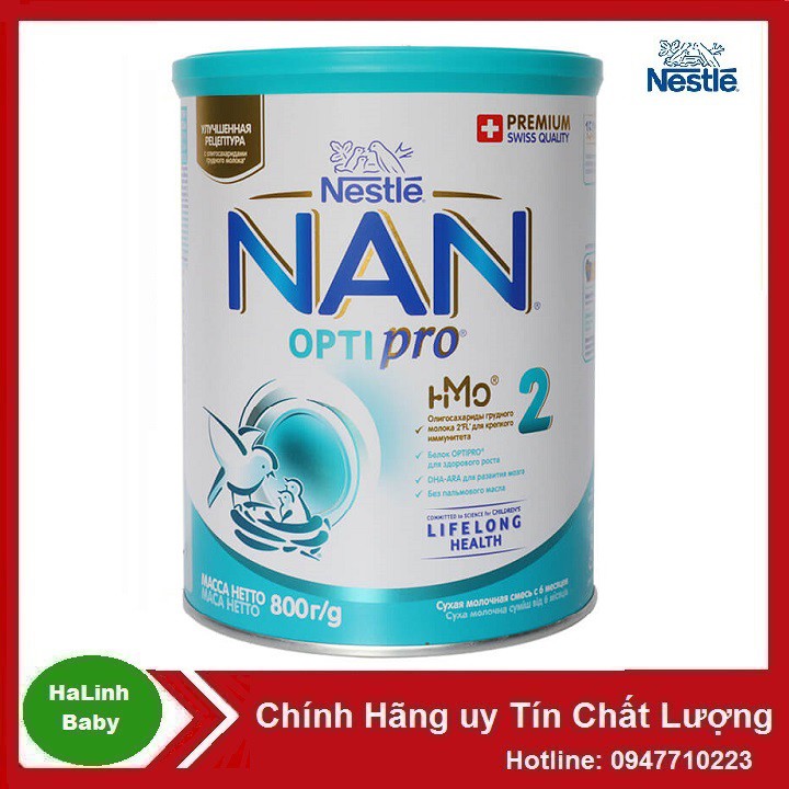 [Mẫu mới] Sữa Nan Nga 2 800g [Date 2022]