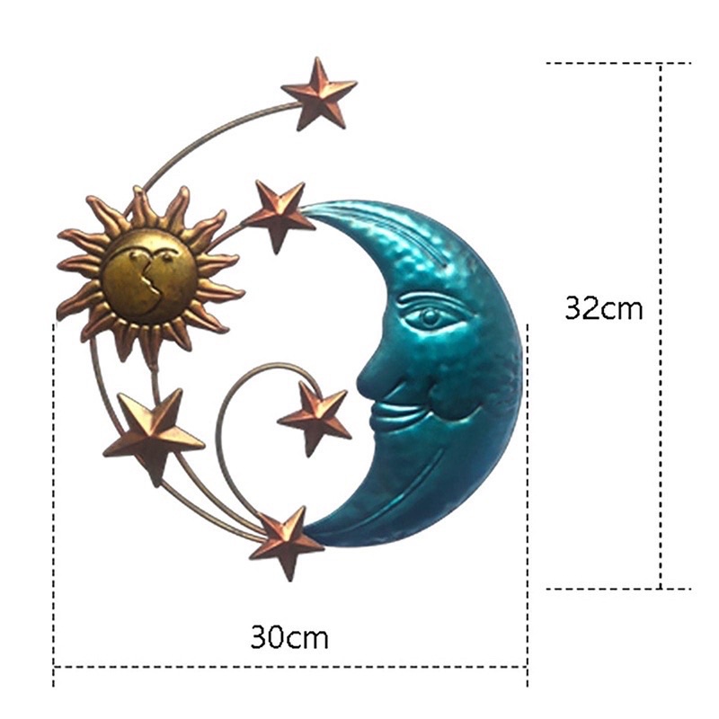 Sắt uốn mỹ nghệ hình mặt trời trang trí nhà