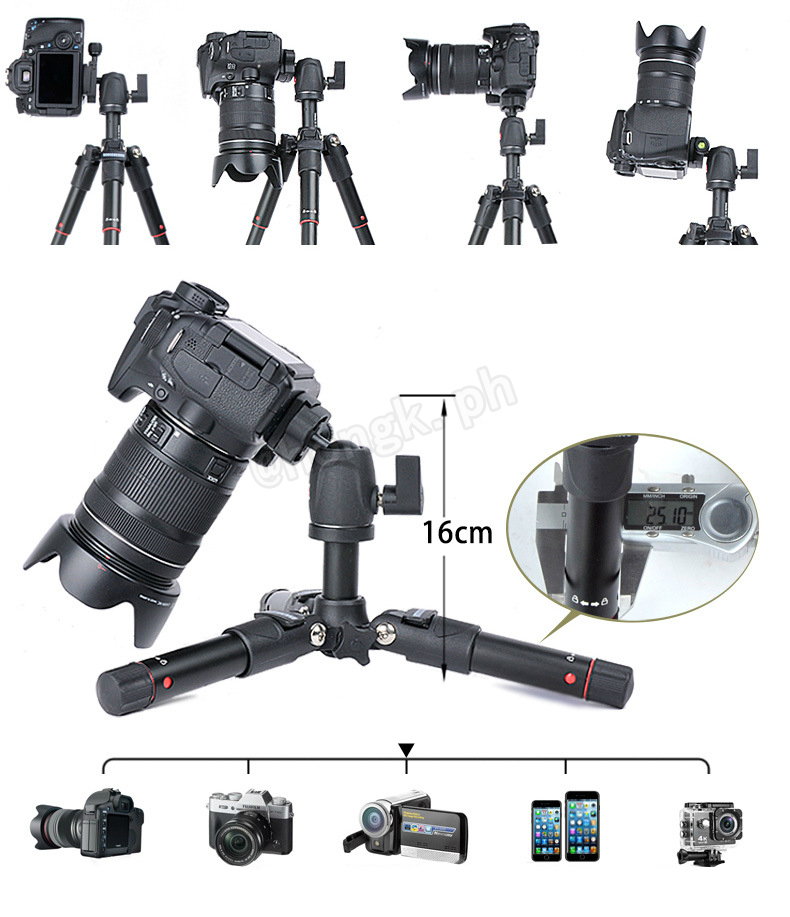 Chân Máy Ảnh Tripod Có Thể Thu Gọn Tiện Dụng Chất Lượng Cao