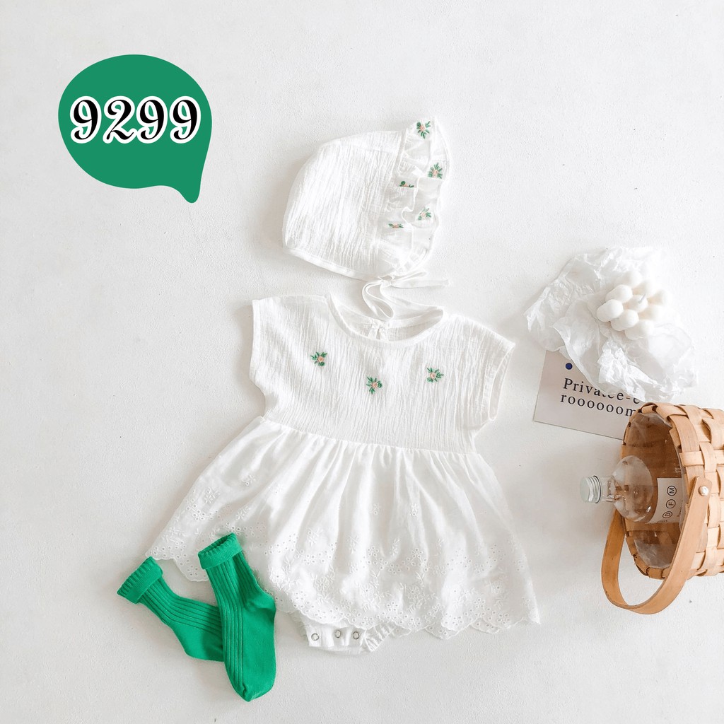 SET BODY VÁY BÉ GÁI KÈM NÓN NHIỀU MẪU DỄ THƯƠNG CHO BÉ TỪ 6-13KG