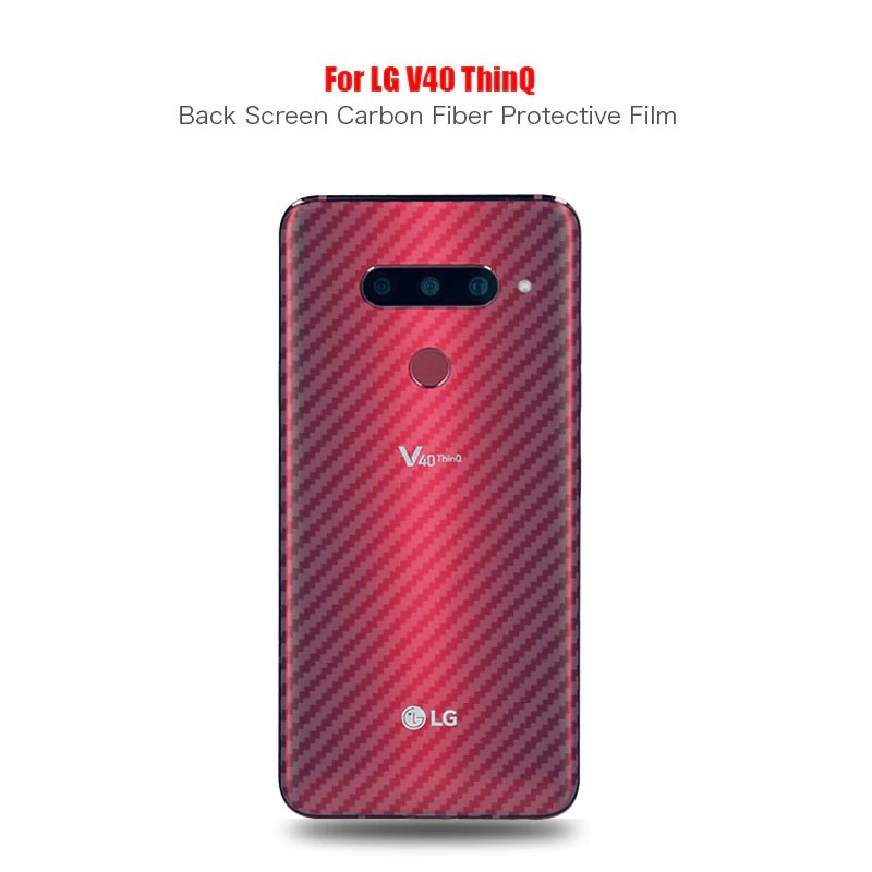 LG V40 / V50 / G8 Dán mặt lưng carbon