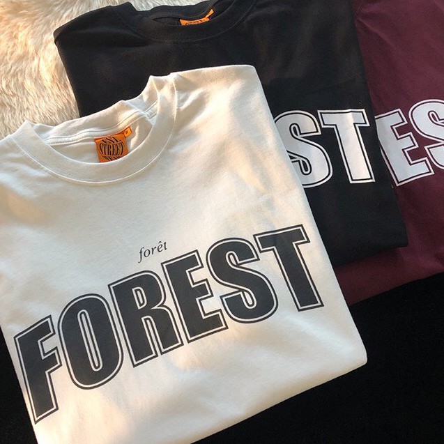 [Mã FAMARAL1 giảm 10K đơn 50K] Áo thun tay lỡ form rộng - phông nam nữ cotton oversize - T shirt Forest b - 2N Unisex