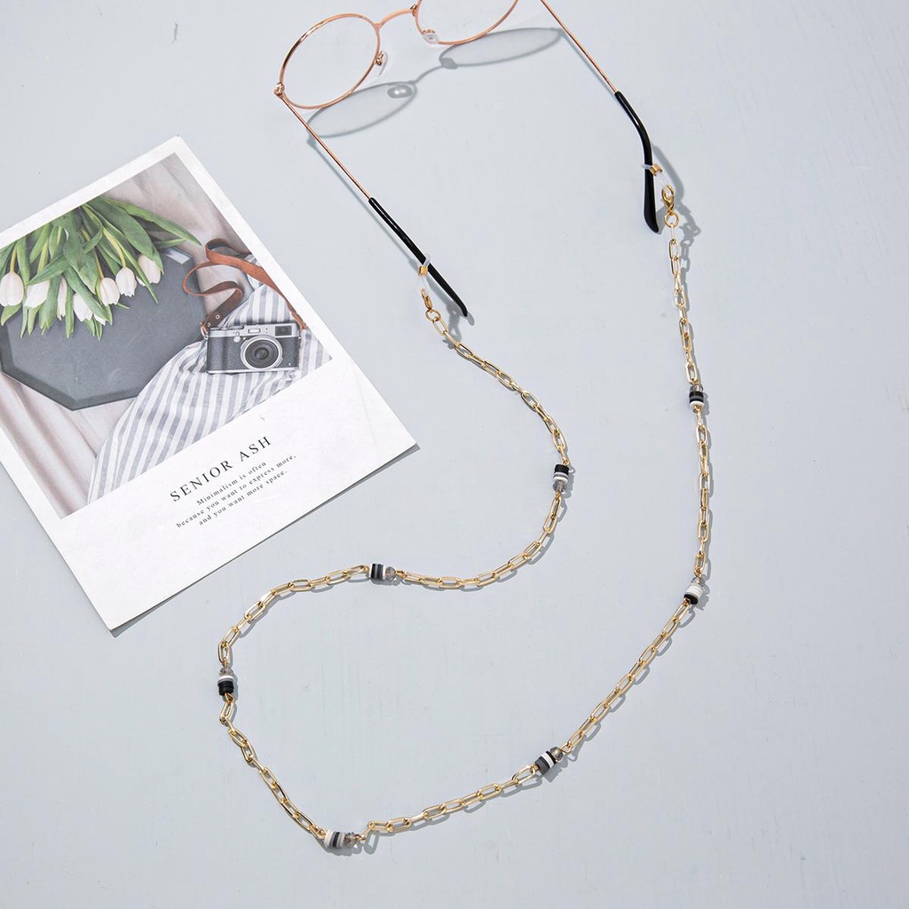 Dây Đeo Kính Mát Chống Thất Lạc Chuỗi Hạt VANES1 Mềm Mại Tiện Dụng Cho Nam Và Nữ