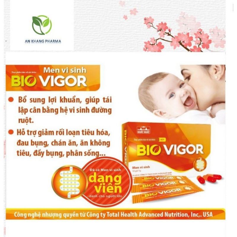 Men Vi Sinh BIO VIGOR NHẤT NHẤT (dạng gói - dạng viên)