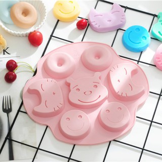 Khuôn silicon làm bánh donut