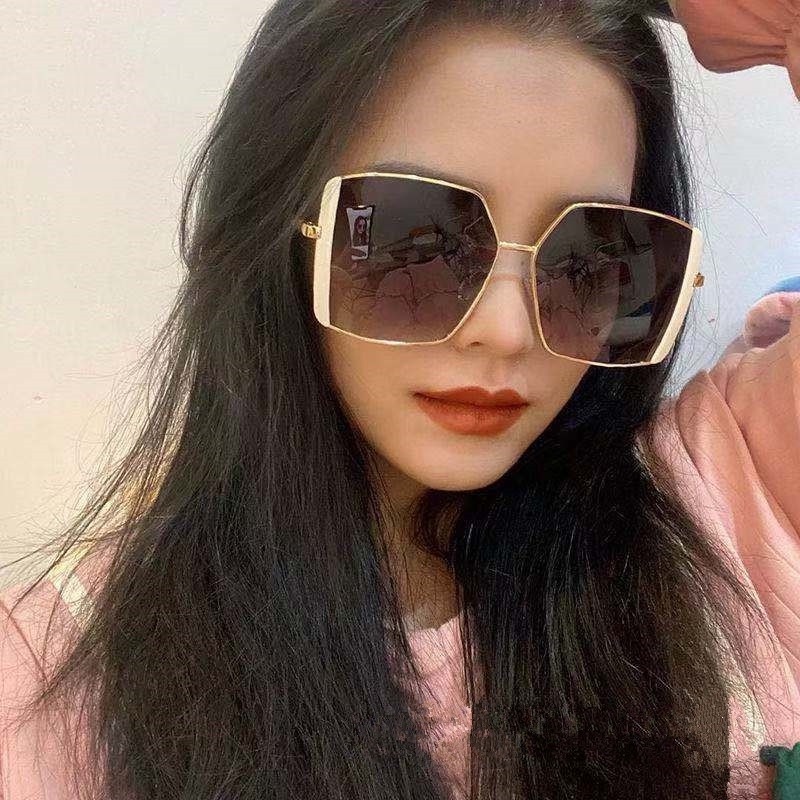 Kính Mát Vuông Oversize Chống Tia UV400 Cho Nữ