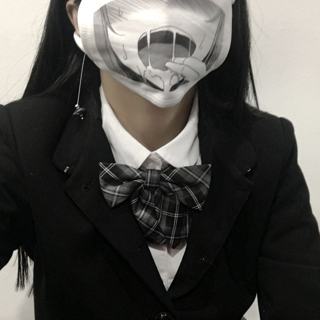 Khẩu trang cosplay phong cách Ahegao (5 kiểu dáng) độc đáo