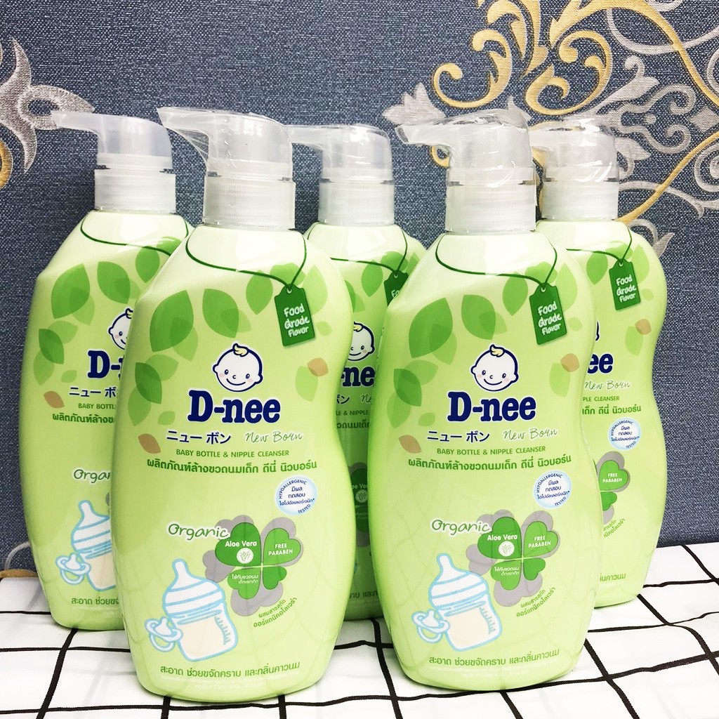 Nước rửa bình và rau củ Dnee organic CHAI 620ML