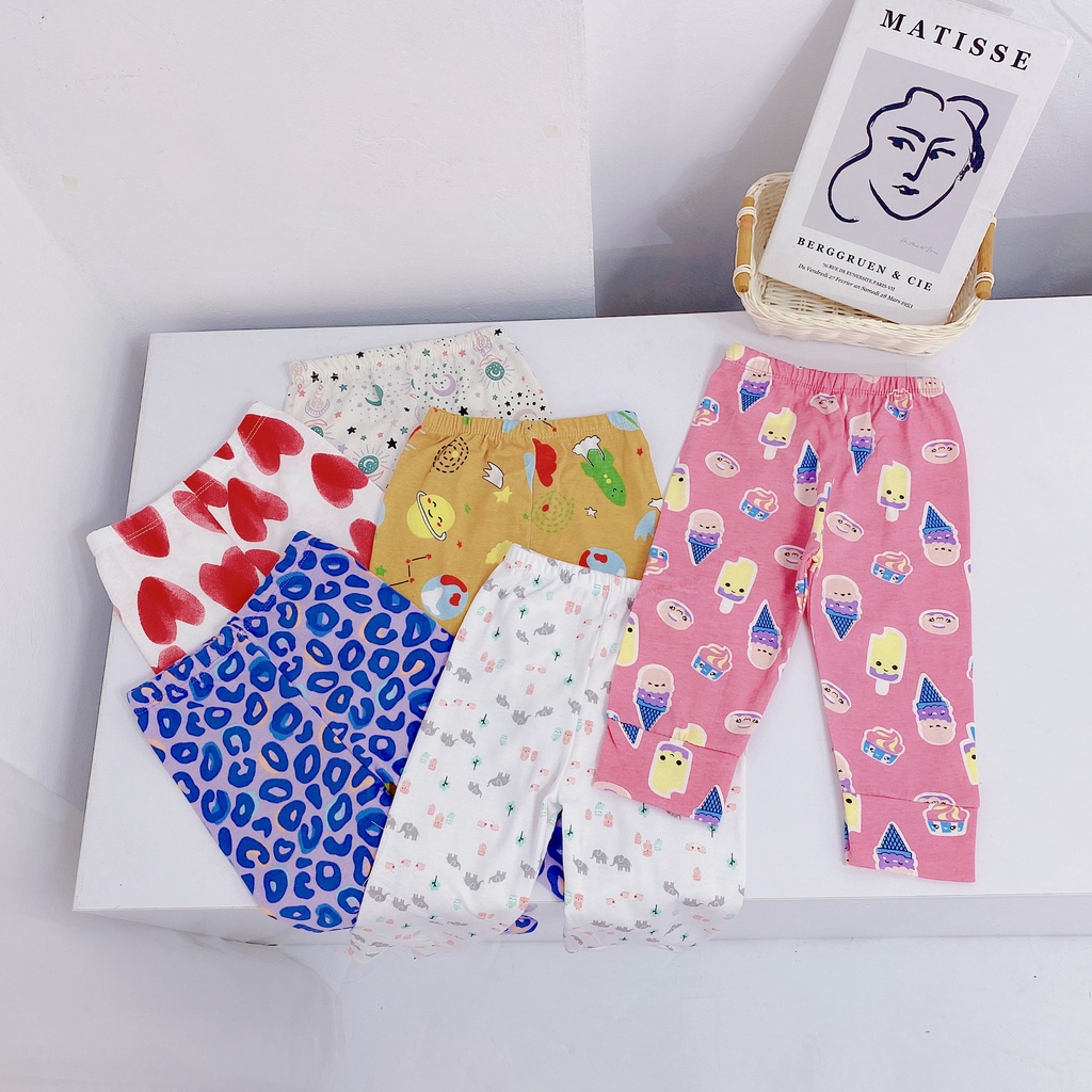 Quần chục dài cho bé chất cotton bozip đẹp 8-17kg QCH01