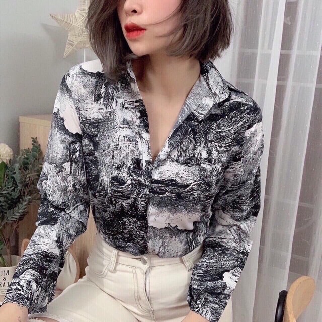 Áo sơ mi loang cá tính | BigBuy360 - bigbuy360.vn