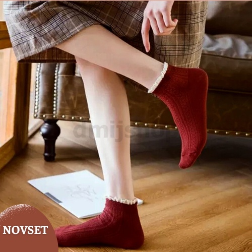 Tất bèo nữ cổ thấp phong cách công chúa nhiều màu đáng yêu [ TẤT CÔNG CHÚA ] [ MÃ A502 ]