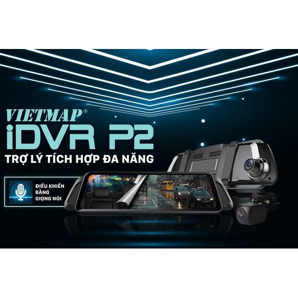 [Kèm Thẻ nhớ 128Gb] Camera Hành Trình Vietmap iDVR P2 [Sim 4G]