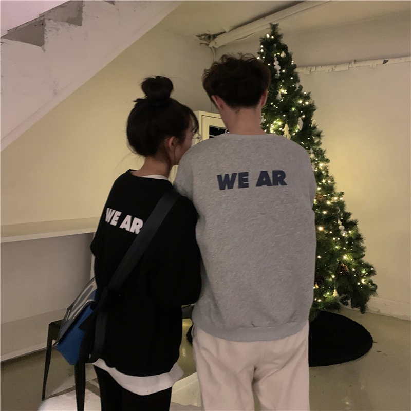 Áo Nỉ Nữ Dài Trung Bình In Chữ Thời Trang