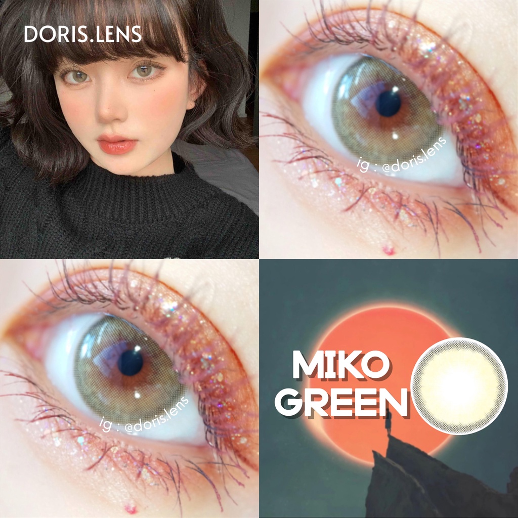 Kính Áp Tròng DORIS.LENS - Miko Green 14.0mm