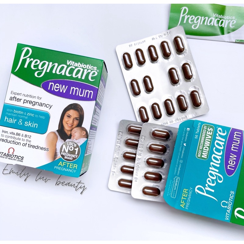 Vitamin tổng hợp cải thiện tóc, da cho mẹ sau sinh Pregnancare New Mum Anh