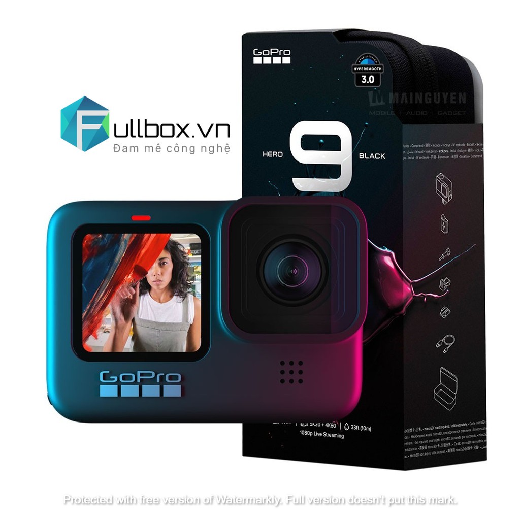 [Mã 11ELSALE hoàn 7% xu đơn 300k] Camera Gopro hero 9 black - chính hãng | BigBuy360 - bigbuy360.vn