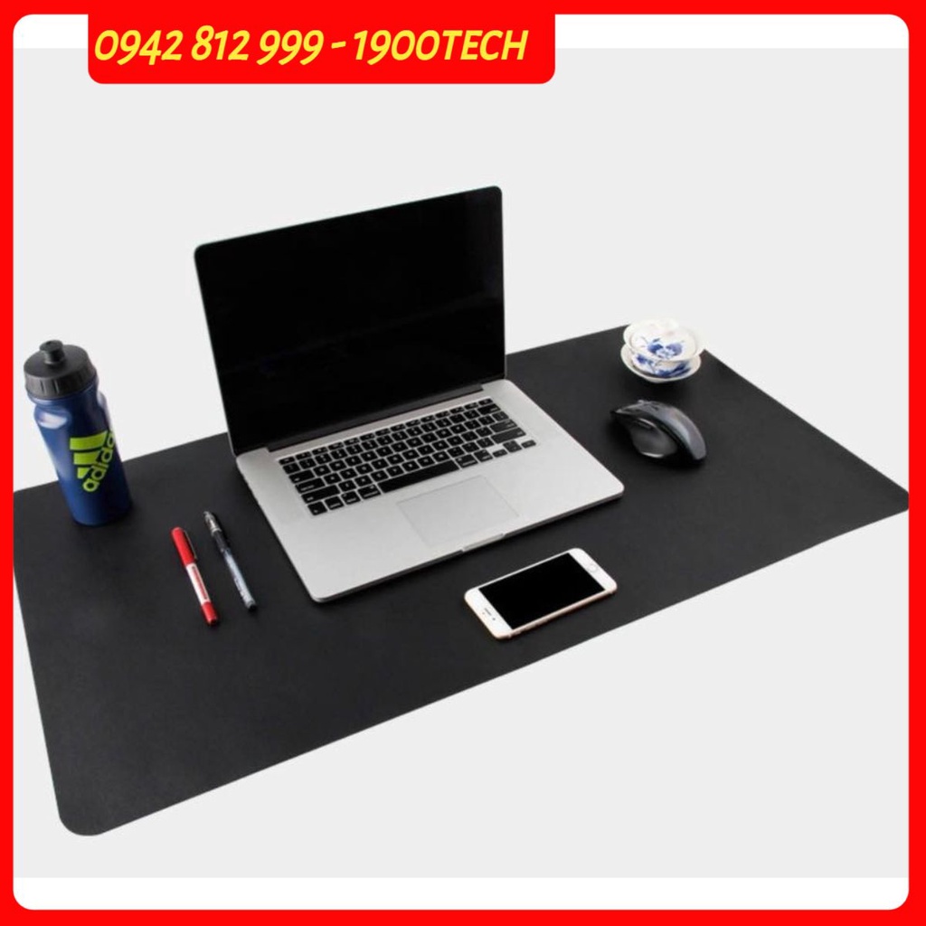 Thảm Trải Bàn Làm Việc DeskPad Da Cỡ Lớn Kiêm Miếng Lót Chuột Máy Tính.
