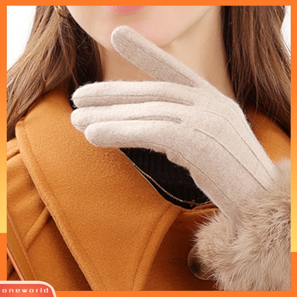 |Áo Thun In Hình ONEOR Thời Trang Năng Động| 1 Đôi Găng Tay Lông Giữ Ấm Tiện Lợi Cho Nữ