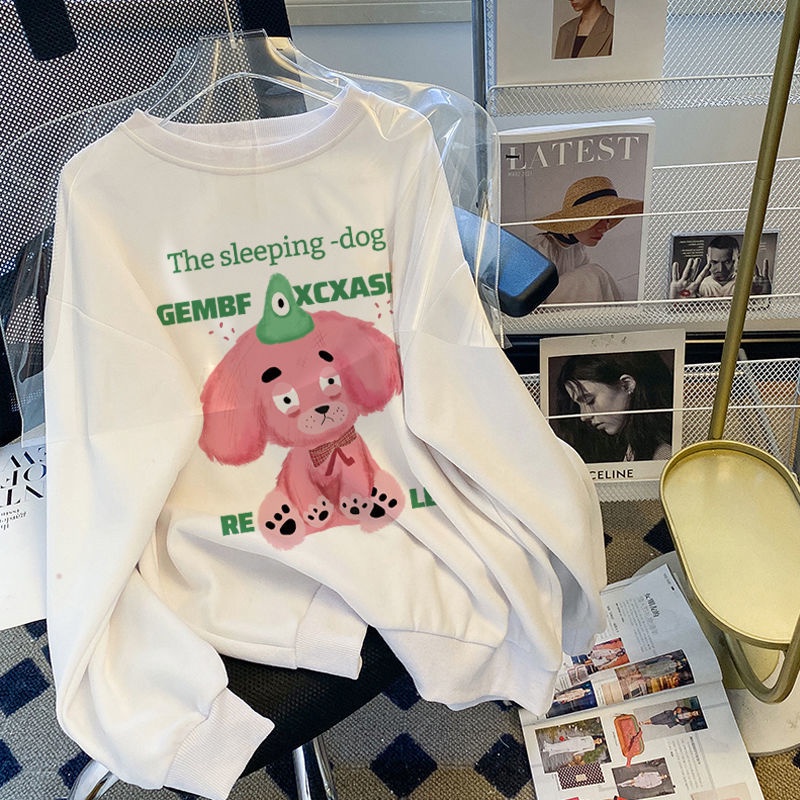 Áo Sweater Cổ Tròn In Họa Tiết Thời Trang Mùa Thu Mới Cho Nữ