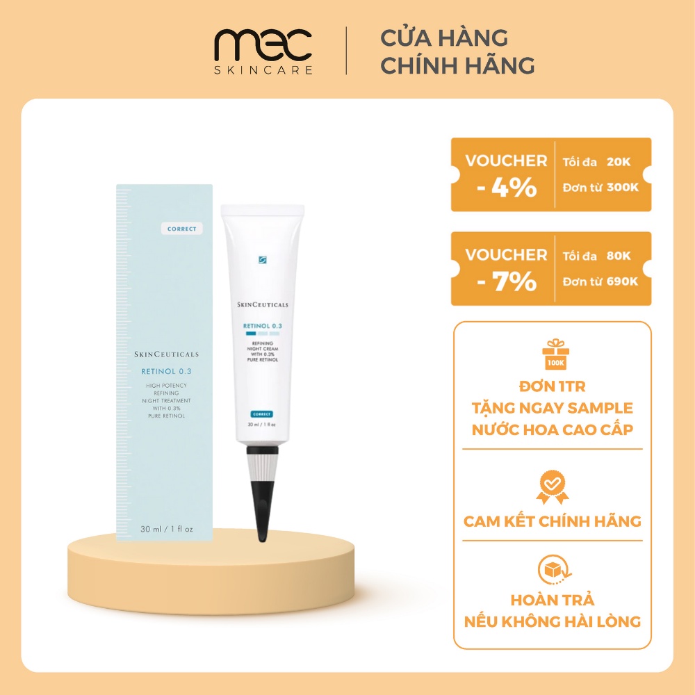 Serum chống lão hóa Skinceuticals Retinol 0.3 - Mecskincare