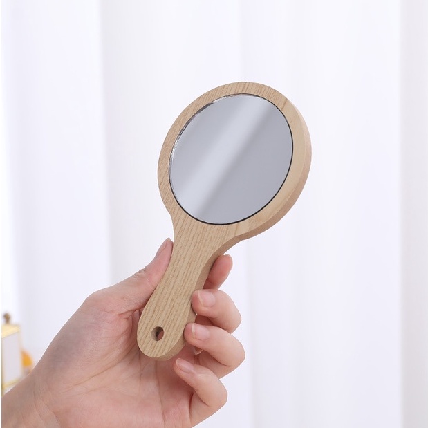 &lt;Tặng Sticker&gt;Sỉ Gương Tròn Cầm Tay Mini Bỏ Túi Trang Điểm Phong Cách Hàn Quốc U150